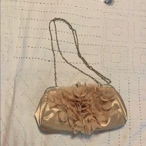 Cross body / clutch champagne color